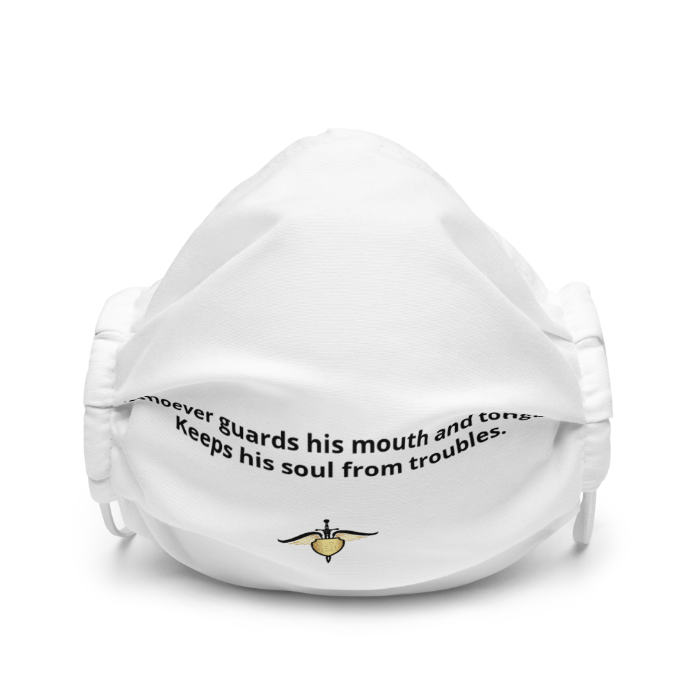 Proverbs 21:23 Mask
