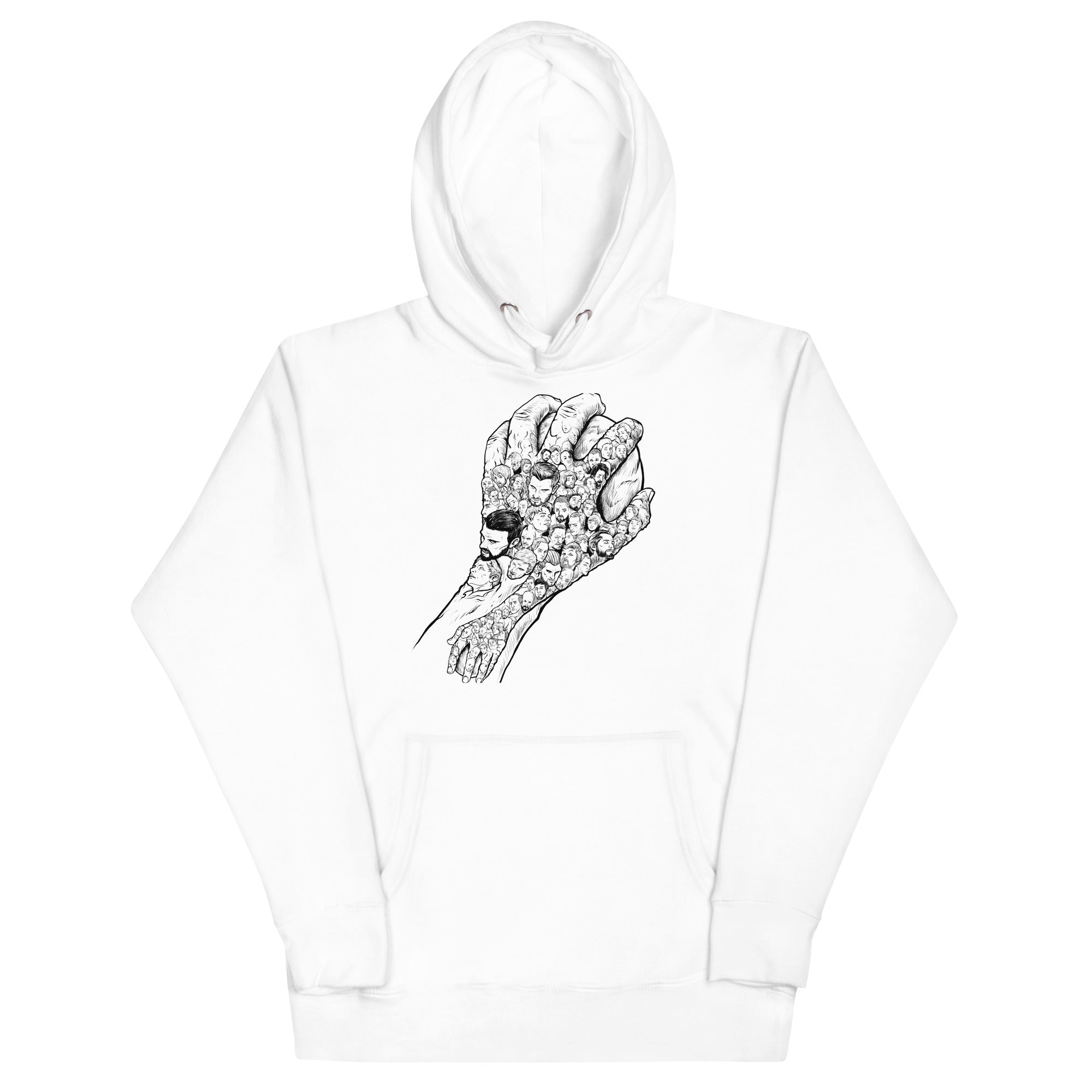 Hand and Face Unisex Hoodie