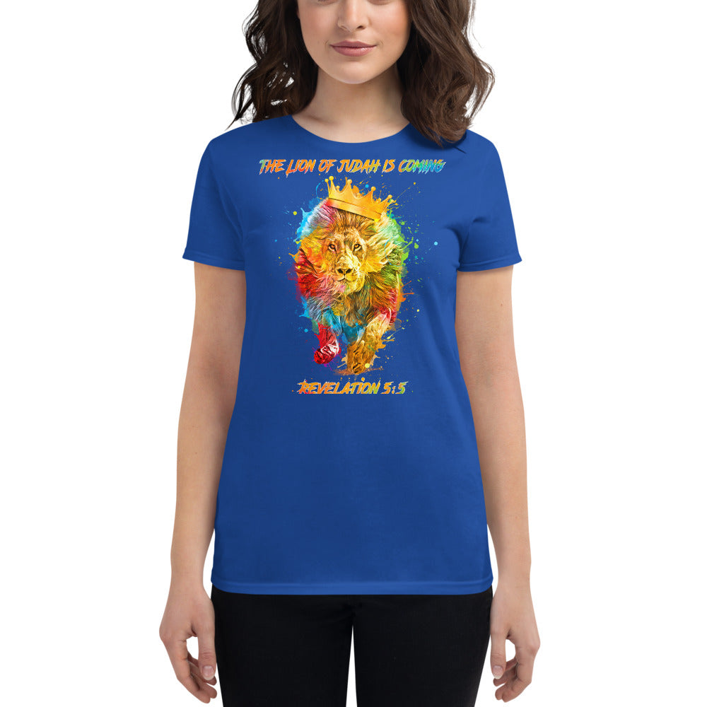 Lion of Judah Women's short sleeve t-shirt